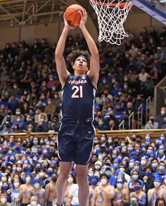 Kadin Shedrick, Virginia Cavaliers men's basketball at Duke Blue Devils men's basketball